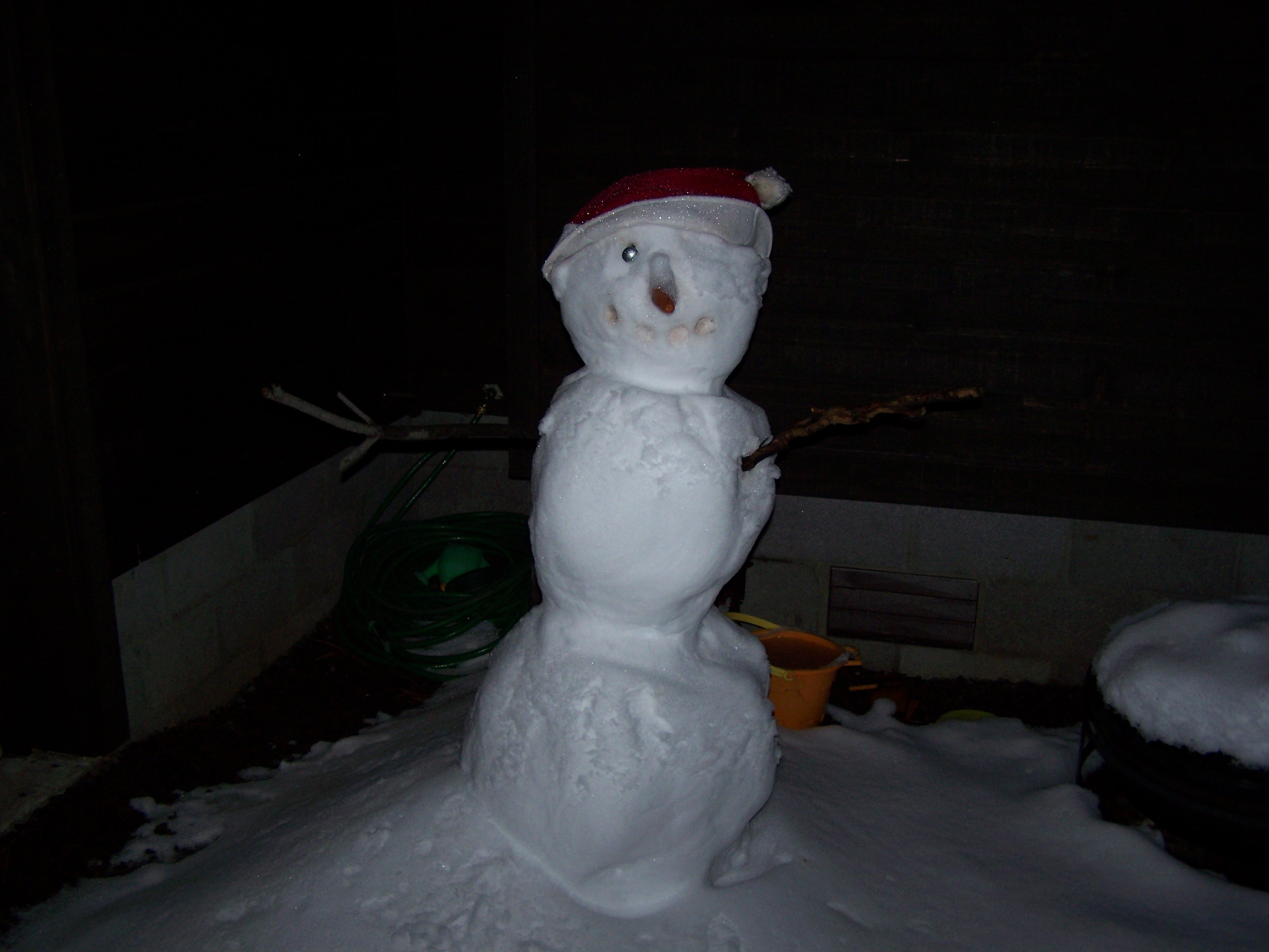 Our First Snowman