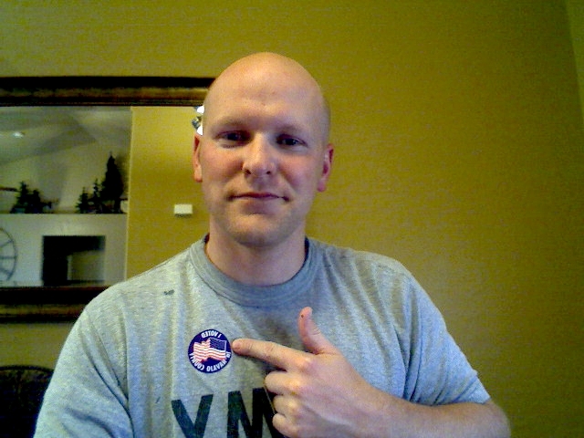 David Allred voted