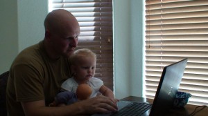 Work from home Dad