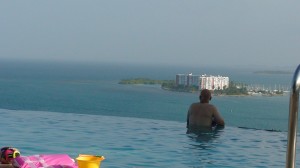 At the Pool in Puerto Rico