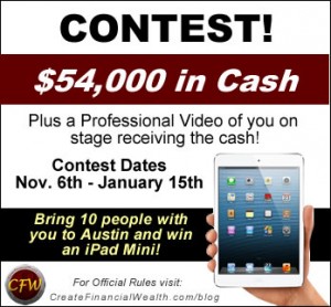 Contest $54,000 in Cash Giveaway