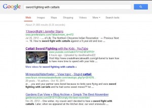 sword fighting with cattails search results